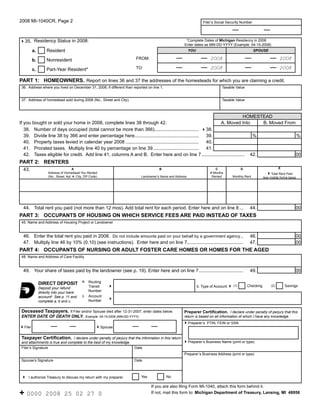  	MI-1040CR Instructions