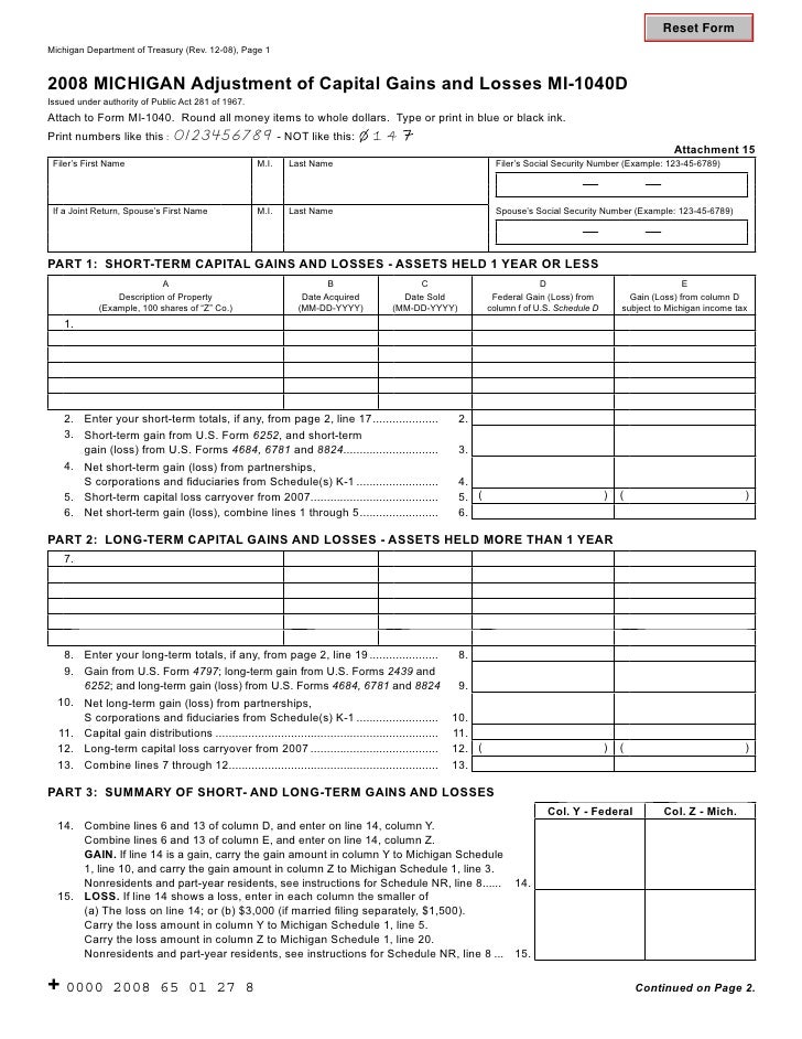 Mi 1040 Schedule 1 - cloudshareinfo