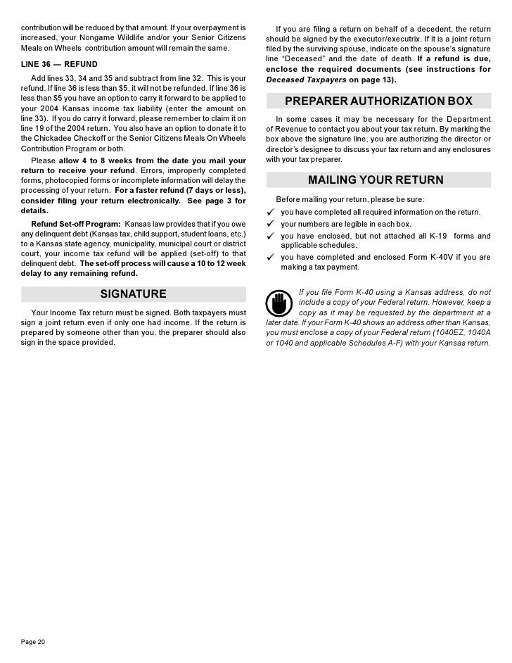 k 40 inst 03 ksrevenue org kansas tax form k 40