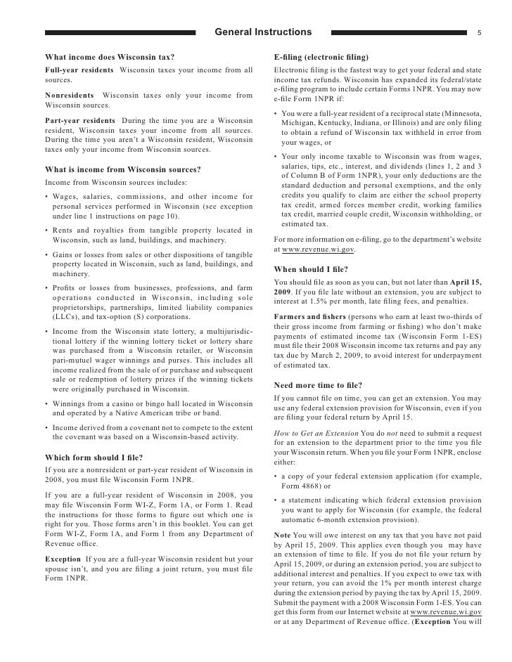 complete instructions form 1npr