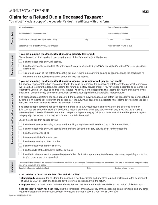 M23 Taxes state mn us M23 taxes state mn us