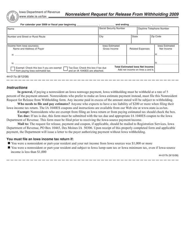 44017 state.ia.us tax forms | PDF