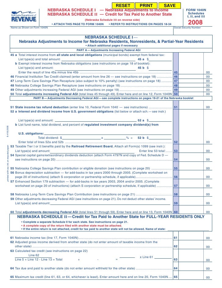 Revenue Ne Gov Tax Current F 1040n Sch Revenue Ne Gov Tax Current F 1040n Sch