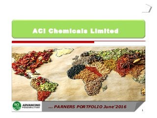 1
ACI Chemicals Limited
786786
... PARNERS PORTFOLIO June’2016
 