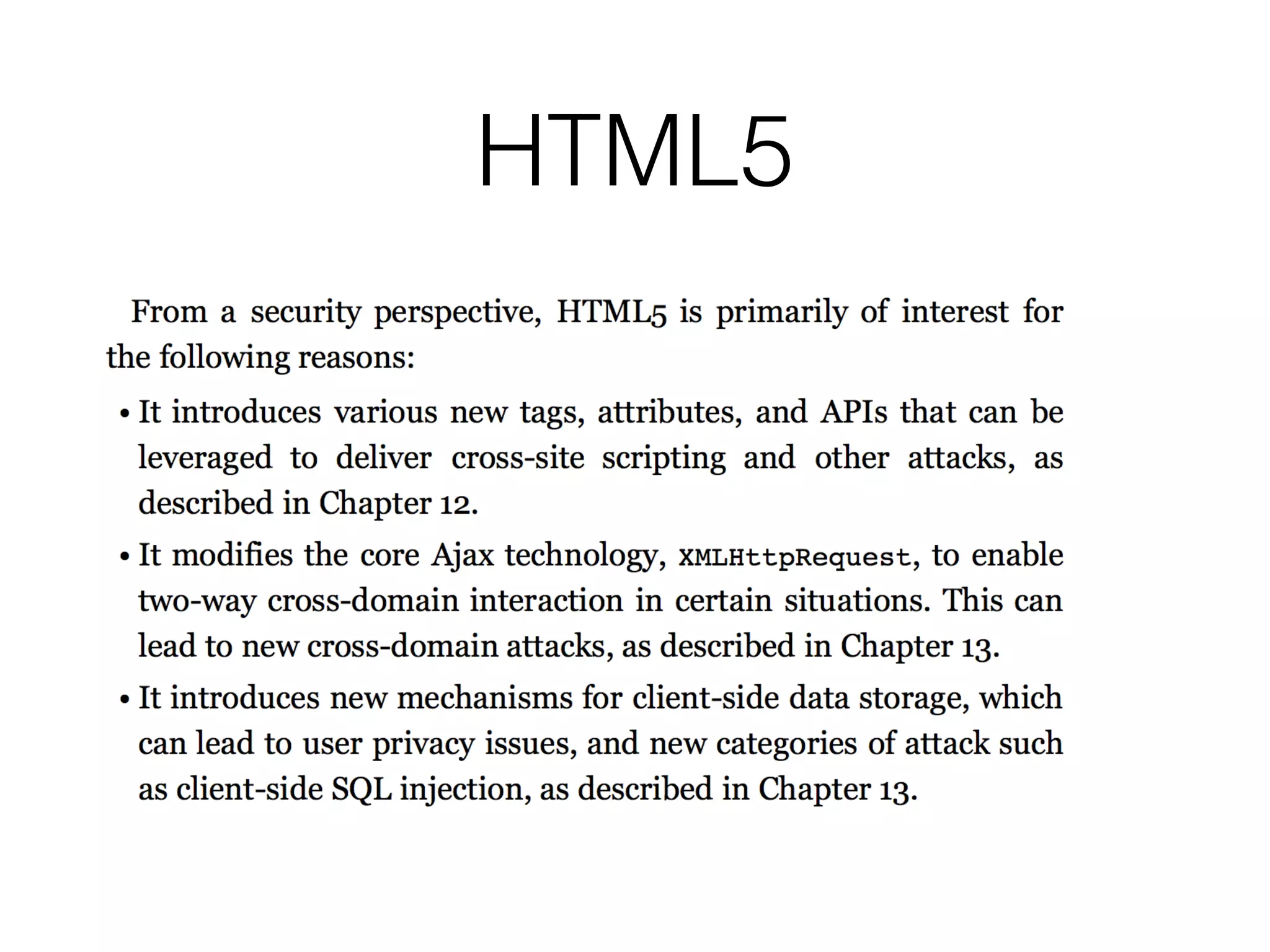 HTML5
 
