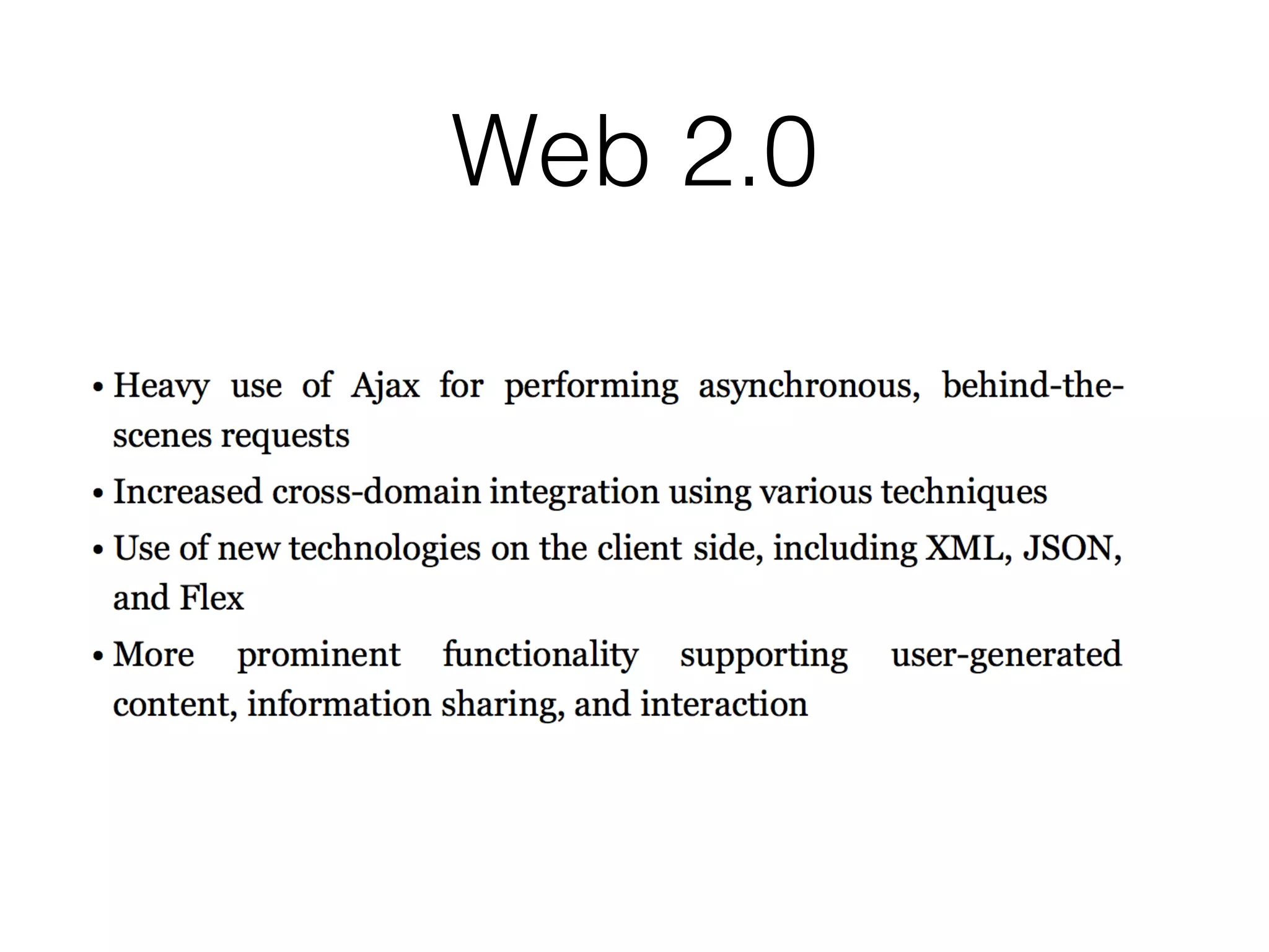 Web 2.0
 