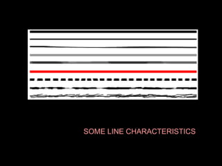 SOME LINE CHARACTERISTICS

 