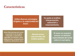 Características
 