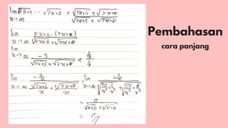 Pembahasan
cara panjang
 