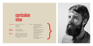 Dipl. Ing. Christoph Zechmeister
July 23, 1985
Rohrerstrasse 37
5000 Aarau
PERSONAL DATA PRACTICE
PRIMARY /
SECONDARY
EDUCATION
HIGHER
EDUCATION
Volksschule Hollabrunn
Gymnasium Hollabrunn
Handelsakademie Hollabrunn
2005 Bachelor in Architecture, TU Vienna
2009 Master in Architecture, TU Vienna
2011 University of Portsmouth, UK, Erasmus
2012 Diploma with Honors, TU Vienna
2016 MAS Architecture and Information,
ETH Zürich
Archipel Architekten 2007
DI Architekt Ernst Maurer 2008
2009 - 2011 Tutor at the
Departement e253/4, Prof. Will
Alsop, Vienna
2012 furniture / exhibition design
with NIN Prantner, Vienna
2012 - 2013 Schneider&Schneider
Architekten ETH BSA SIA AG,
Aarau, Switzerland
2013 - 2014 Frei Architekten
Aarau, Switzerland
2015 - current
Baumschlager Eberle Architekten
Zürich, Switzerland
curriculum
vitae
}
 