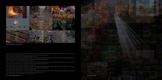 Tagged Images from “Koyaanisqatsi”
https://api.flickr.com/services/rest/?method=flickr.photos.-search&api_key=965584c701ede2c74448aec0afd8de1b&tags=desert,desert,billboard,bill
board,desert,desert,desert,&tag_mode=any&sort=interestingness-desc&per_page=10&page=10
http://farm8.static.flickr.com/7371/16325678109_773d6fc7a0.jpg
https://api.flickr.com/services/rest/?method=flickr.photos.-search&api_key=965584c701ede2c74448aec0afd8de1b&tags=billboard,desert,desert,dese
rt,desert,pattern,billboard,&tag_mode=any&sort=interestingness-desc&per_page=10&page=10
http://farm1.static.flickr.com/80/230099611_a07aa5c903.jpg
https://api.flickr.com/services/rest/?method=flickr.photos.-search&api_key=965584c701ede2c74448aec0afd8de1b&tags=people,billboard,people,peop
le,yellow,yellow,billboard,&tag_mode=any&sort=interestingness-desc&per_page=10&page=10
http://farm3.static.flickr.com/2054/2396735074_1ba2f4f468.jpg
https://api.flickr.com/services/rest/?method=flickr.photos.-search&api_key=965584c701ede2c74448aec0afd8de1b&tags=people,people,yellow,billboa
rd,billboard,people,people,&tag_mode=any&sort=interestingness-desc&per_page=10&page=10
http://farm2.static.flickr.com/1106/1372220967_66b4c22813.jpg
https://api.flickr.com/services/rest/?method=flickr.photos.-search&api_key=965584c701ede2c74448aec0afd8de1b&tags=traffic,people,yellow,people,r
uin,jumbojet,people,&tag_mode=any&sort=interestingness-desc&per_page=10&page=10
http://farm8.static.flickr.com/7175/6774765021_2e83969ca6.jpg
Log - fetching Images from Flickr resulting SOM Image
 