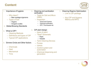 Hygienic Design Risk Cip CLEAN IN PLACE PROCESS AND TEORY AND PRAC | PPTX