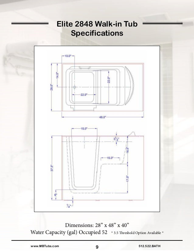 walk in tub sizes mbtubscom option available 10 elite 2848 walkin tub specifications mbtubsproductbindersmallsize walk in tub sizes mbtubscom option available 10 elite 2848 walkin tub specifications mbtubsproductbindersmallsize