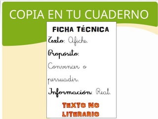 COPIA EN TU CUADERNO
 