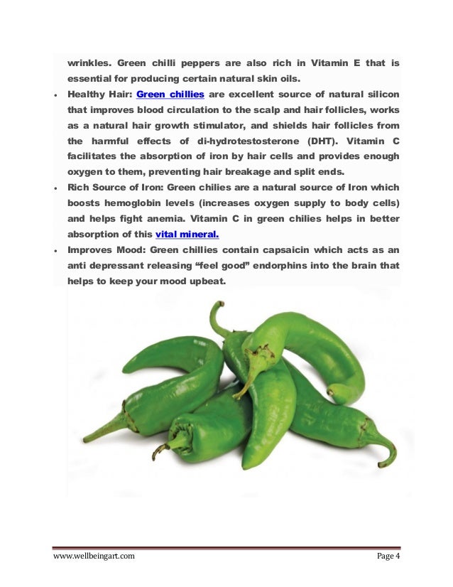 Amazing Health Benefits of Chilies Chili Nutrition