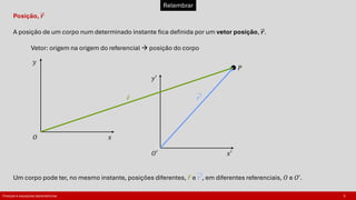 Position In Science Definition Comprehensive Overview of Position Vectors and Parametric Equations in ...