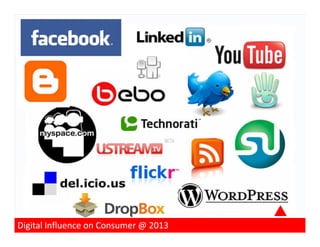 Digital Influence on Consumer @ 2013
 