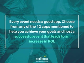 12 Apps That Will Get you Ready for your Singapore Events