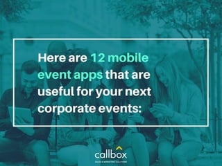 12 Apps That Will Get you Ready for your Singapore Events