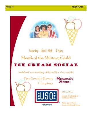 PAGE 10   FRSA FLASH
 