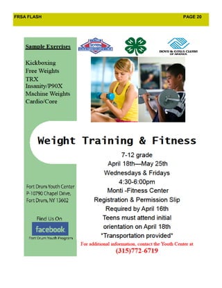 FRSA FLASH   PAGE 20
 