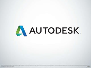 Autodesk is a registered trademark of Autodesk, Inc., and/or its subsidiaries and/or affiliates in the USA and/or other countries. All other brand names, product names, or trademarks belong to their respective holders. Autodesk reserves the right to alter product and services offerings, and specifications and pricing at any time without notice, and is not responsible for typographical or graphical errors that may appear 
in this document. © 2014 Autodesk, Inc. All rights reserved. 
