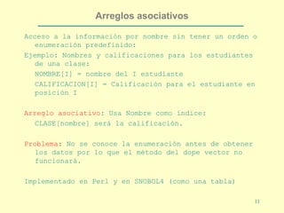 Arreglos