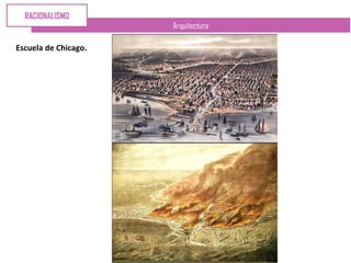 Arquitectura
Escuela de Chicago.
RACIONALISMO
 