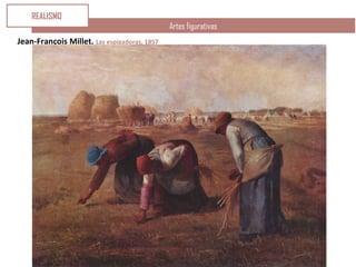 Jean-François Millet. Las espigadoras, 1857
Artes figurativas
REALISMO
 