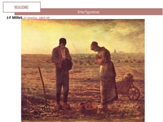 J-F Millet. El ángelus. 1857-59
Artes figurativas
REALISMO
 