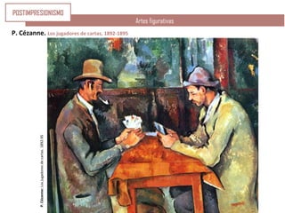 P.Cézanne:Losjugadoresdecartas.1892-95
Artes figurativas
P. Cézanne. Los jugadores de cartas, 1892-1895
POSTIMPRESIONISMO
 