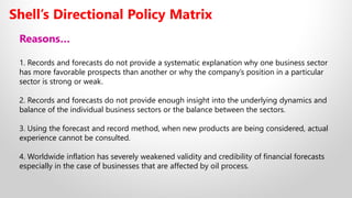 12A Strategic Product Management - Shell's Directional Policy Matrix | PPT