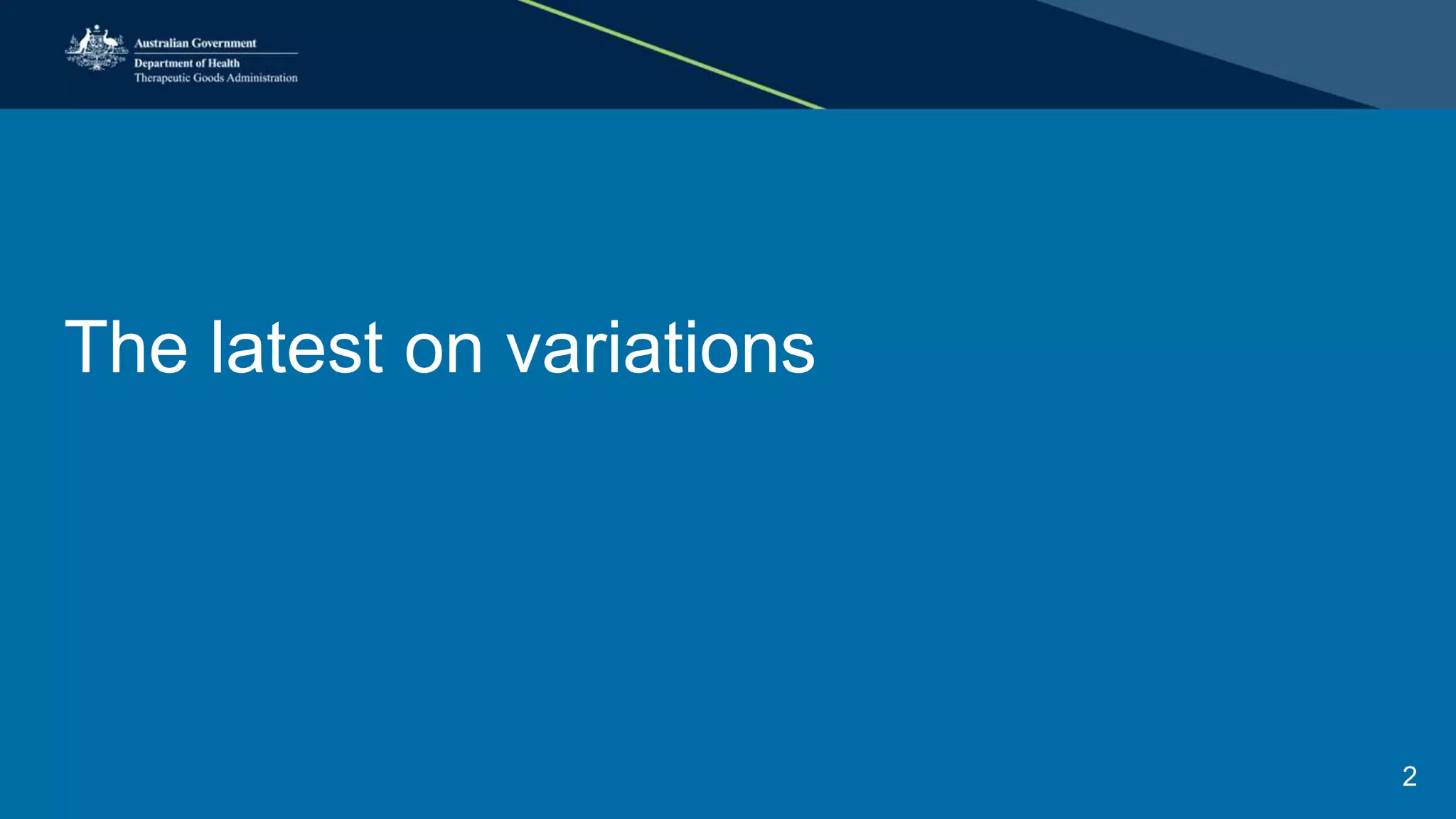 The latest on variations
2
 