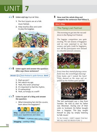 Підручник Англійська мова 6 клас А. Уолкер, Н. Левіс, О. Любченко 2023 6 рік навчання
