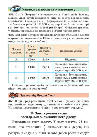 Підручник Математика 6 клас А.Г. Мерзляк, В.Б. Полонський, М.С. Якір 2023 Частина 1
