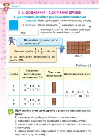Підручник Математика 6 клас Н.А. Тарасенкова, І.М. Богатирьова, О.М. Коломієць, З.О. Сердюк 2023 Частина 1