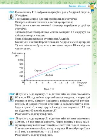 Підручник Математика 6 клас Н.А. Тарасенкова, І.М. Богатирьова, О.М. Коломієць, З.О. Сердюк 2023 Частина 2