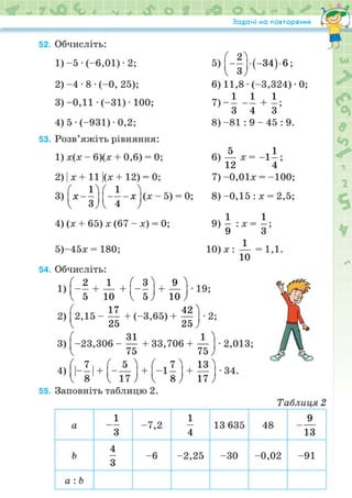 Підручник Математика 6 клас Н.А. Тарасенкова, І.М. Богатирьова, О.М. Коломієць, З.О. Сердюк 2023 Частина 2