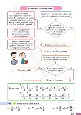 Підручник Математика 6 клас С. О. Скворцова, К. В. Нєдялкова 2023 Частина 1