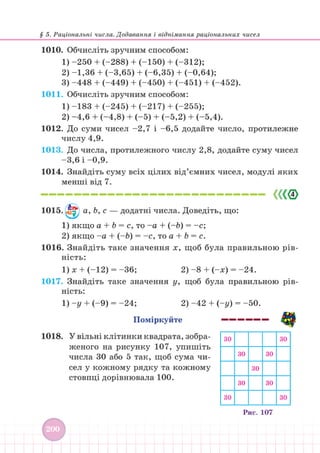 Підручник Математика 6 клас В. Кравчук, Г. Янченко 2023 