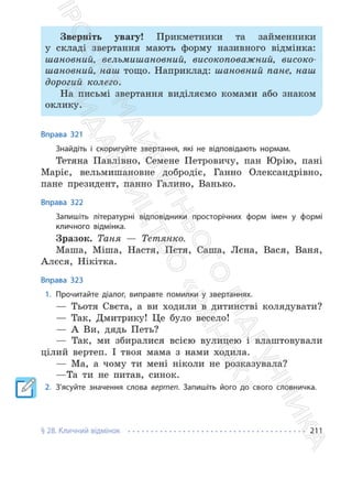 Підручник Українська мова 6 клас І. М. Літвінова 2023 