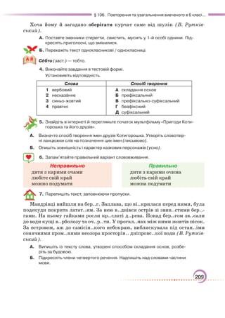 Підручник Українська мова 6 клас О. М. Авраменко, З. Р. Тищенко 2023 