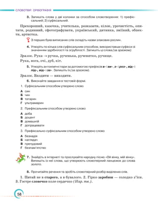 Підручник Українська мова 6 клас О. М. Авраменко, З. Р. Тищенко 2023 