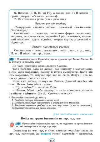 Підручник Українська мова 6 клас В. В. Заболотний, О. В. Заболотний 2023 