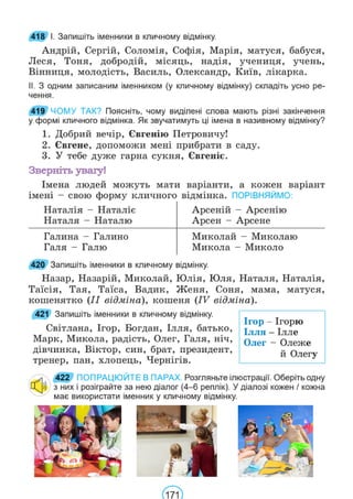 Підручник Українська мова 6 клас В. В. Заболотний, О. В. Заболотний 2023 