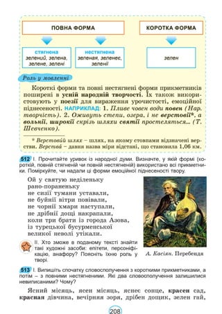 Підручник Українська мова 6 клас В. В. Заболотний, О. В. Заболотний 2023 