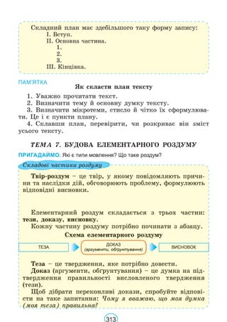 Підручник Українська мова 6 клас В. В. Заболотний, О. В. Заболотний 2023 