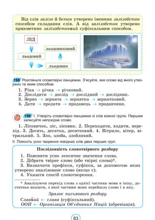 Підручник Українська мова 6 клас В. В. Заболотний, О. В. Заболотний 2023 