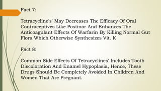 12 basic facts about tetracyclines  - medical information 
