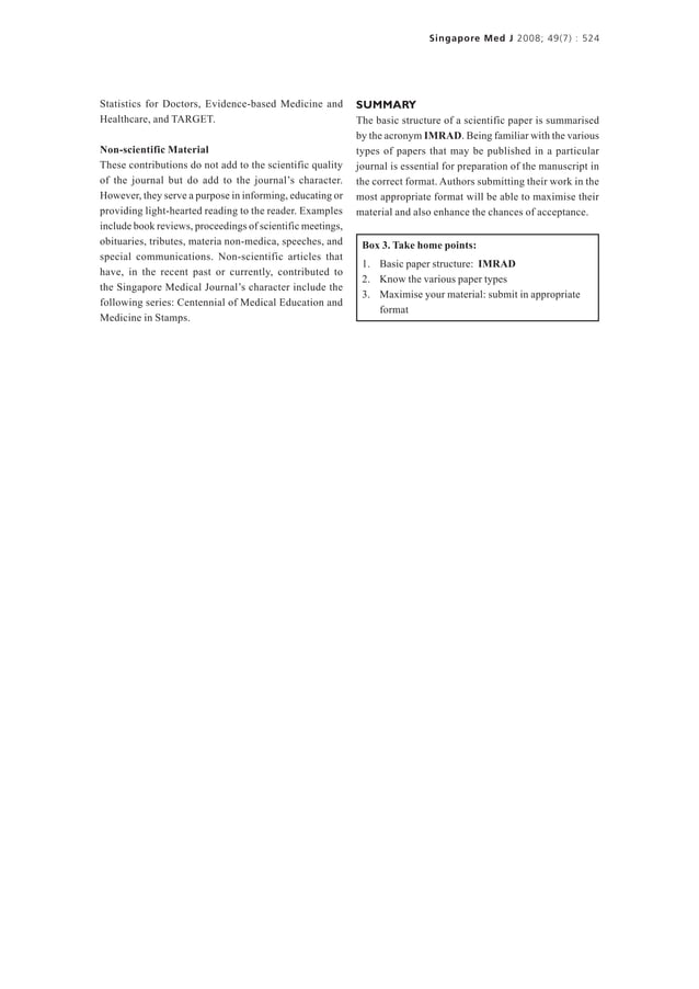 Basic Structure And Types Of Scientific Papers – TNVVFF
